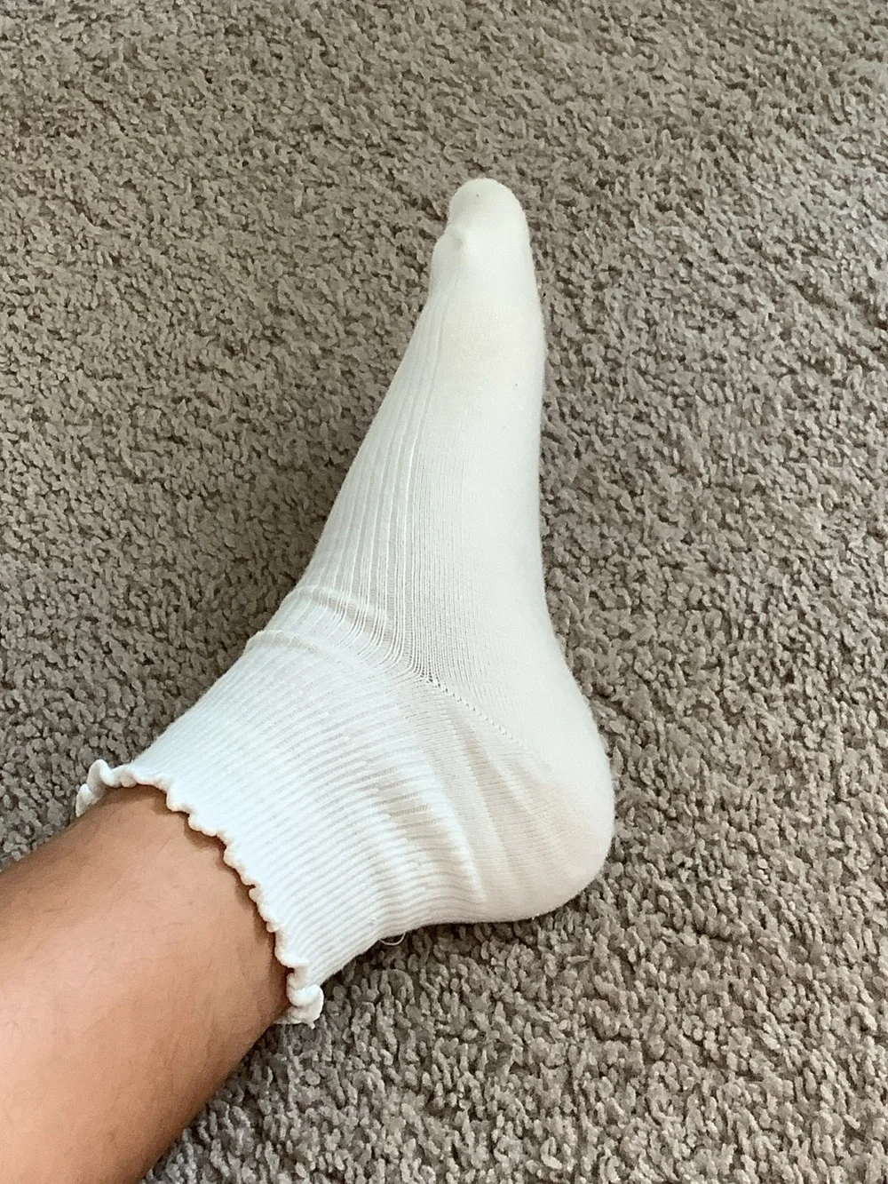 H&M White Baby Ruffle Socks Ankle - Pack of 5